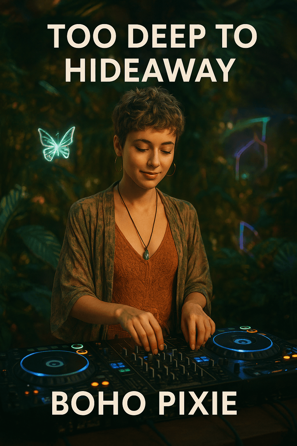 Too Deep to Hideaway Boho Pixie